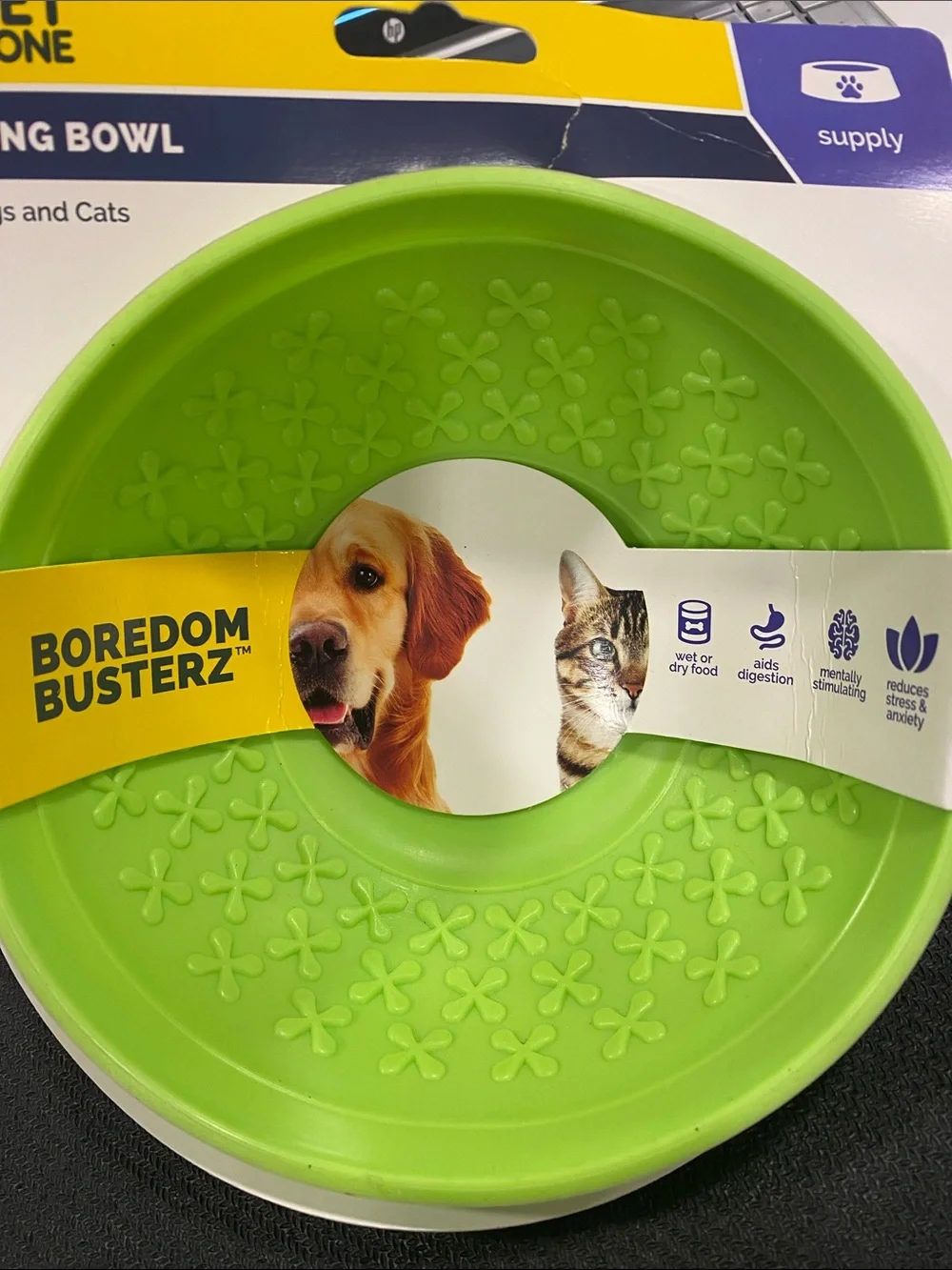 Pet Zone Boredom Busterz Licking Bowl - Green
